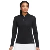 Nike Ladies Dri-Fit Victory Long Sleeve Polo Shirt Black (010)