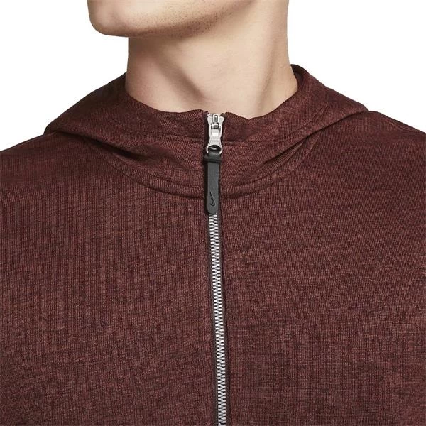 Nike Gents Dri-FIT Golf Hoodie Burgundy Crush - Brushed Silver (652) 3 Nike Gents Dri-FIT Golf Hoodie Burgundy Crush - Brushed Silver (652) - Image 3