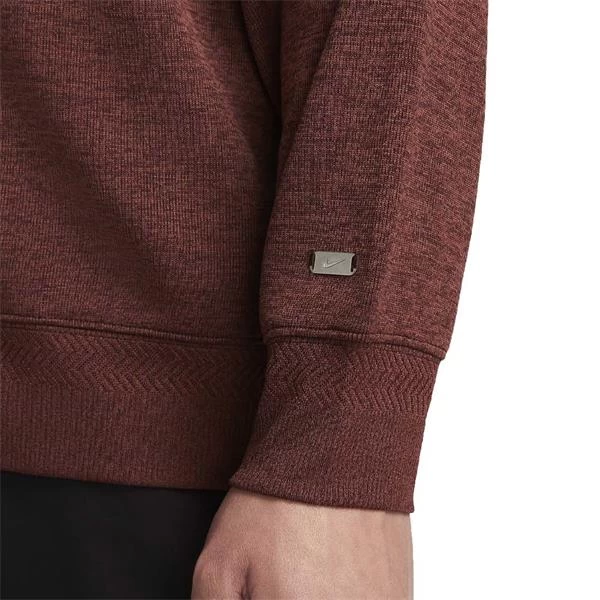Nike Gents Dri-FIT Golf Hoodie Burgundy Crush - Brushed Silver (652) 4 Nike Gents Dri-FIT Golf Hoodie Burgundy Crush - Brushed Silver (652) - Image 4