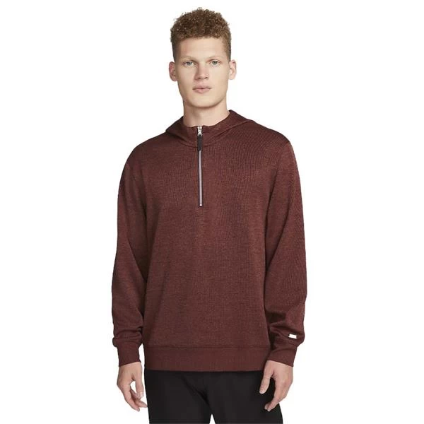 Nike Gents Dri-FIT Golf Hoodie Burgundy Crush - Brushed Silver (652) 1 Nike Gents Dri-FIT Golf Hoodie Burgundy Crush - Brushed Silver (652)