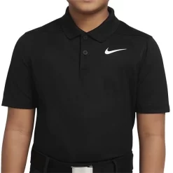 Nike Junior - Boys Dri-FIT Victory Solid Polo Black (010)