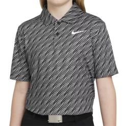 Nike Boys Dri-FIT Victory Printed Polo Black (010)