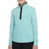Nike Boys Dri-FIT Victory 1/2 Zip Top Teal (392)