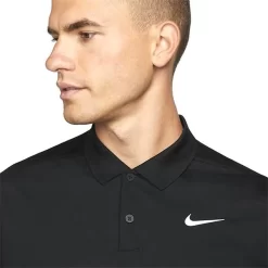 Nike Gents Dri-FIT Long Sleeve Victory Solid Polo Shirt Black - White (010) 7 Nike Gents Dri-FIT Long Sleeve Victory Solid Polo Shirt Black - White (010) -Sale Nike Online P DN2344NIKESHIRTBLACKWHITE010GENTS 3 L