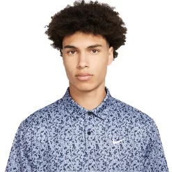 Nike Gents Dri-FIT Tour Camo Polo Shirt Ashen Slate - White (493) -Sale Nike Online P DR5306NIKESHIRTIRONASHENSLATEWHITE493GENTS 3 L