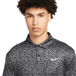 Nike Gents Dri-FIT Tour Camo Polo Shirt Iron Grey - White (068) -Sale Nike Online P DR5306NIKESHIRTIRONGREYWHITE068GENTS 3 L