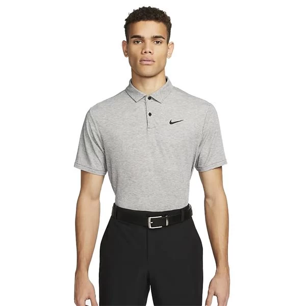 Nike Gents Dri-FIT Tour Heathered Polo Shirt Black (010) 1 Nike Gents Dri-FIT Tour Heathered Polo Shirt Black (010)