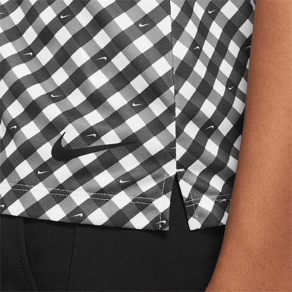 Nike Ladies Dri-FIT Victory Printed Polo Shirt Black (010) 3 Nike Ladies Dri-FIT Victory Printed Polo Shirt Black (010) - Image 3