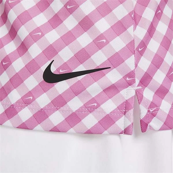 Nike Ladies Dri-FIT Victory SS Printed Polo Shirt Cosmic Fuchsia Black (665) 5 Nike Ladies Dri-FIT Victory SS Printed Polo Shirt Cosmic Fuchsia Black (665) - Image 5