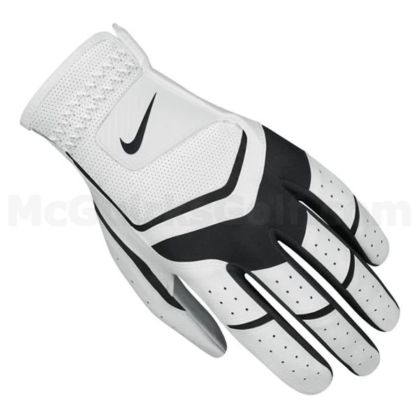 Nike Gents Durafeel Golf Glove Left Hand White - Black - Grey 4 Nike Gents Durafeel Golf Glove Left Hand White - Black - Grey - Image 4