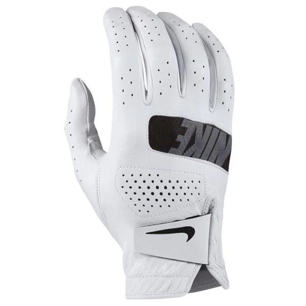 Nike Gents Tour Golf Glove Left Hand White - Black XL Only 1 Nike Gents Tour Golf Glove Left Hand White - Black XL Only