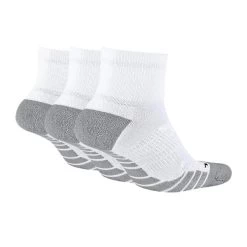 Nike Everyday Max Cushioned Angle Socks 3-Pack White(100) -Sale Nike Online P SX5549NIKESOCKSWHITE100 3 L