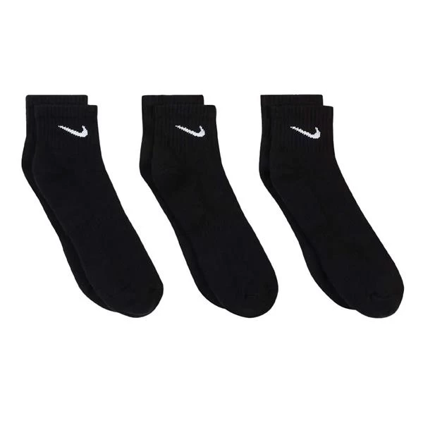 Nike Everyday Cushioned Ankle Socks 3-Pairs Black (010) 3 Nike Everyday Cushioned Ankle Socks 3-Pairs Black (010) - Image 3