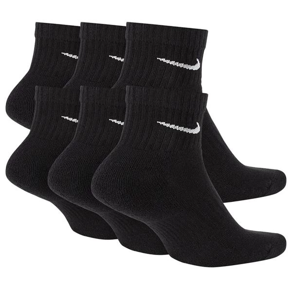 Nike Everyday Cushioned Angle Socks 6-Pack Black (010) 2 Nike Everyday Cushioned Angle Socks 6-Pack Black (010) - Image 2