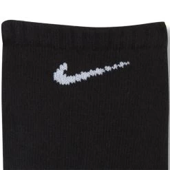 Nike Everyday Cushioned No-Shoe 3-Pack Socks Black - White (010) -Sale Nike Online P SX7673NIKESOCKSBLACKWHITE010 3 L