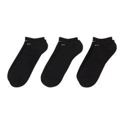 Nike Everyday Cushioned No-Shoe 3-Pack Socks Black - White (010)
