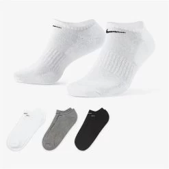 Nike Everyday Cushioned No-Shoe 3-Pack Socks Multicolour (964) -Sale Nike Online P SX7673NIKESOCKSMULTICOLOUR964 2 L