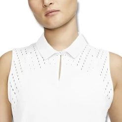 Nike Dri-Fit Ace Sleeveless Golf Polo 2020 Women -Sale Nike Online ann1008 white 5 98773.1664007532