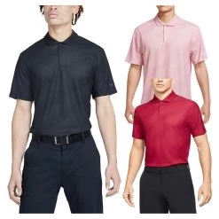 Nike Dri-Fit Tiger Woods Striped Golf Polo 2021