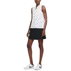 Nike Dri-Fit Victory Printed Sleeveless Golf Polo 2021 Women -Sale Nike Online ann2150 white black 5 08596.1665560137