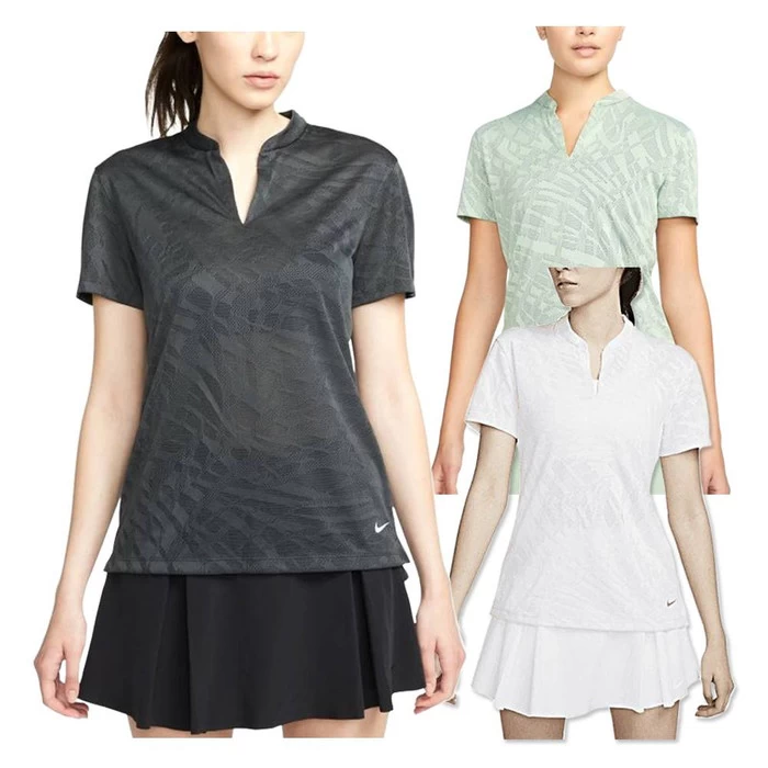 Nike Dri-FIT Victory Jacquard Golf Polo 2021 Women 1 Nike Dri-FIT Victory Jacquard Golf Polo 2021 Women