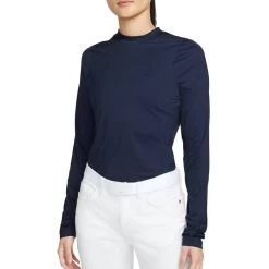 Nike Dri-FIT UV Victory Printed Longsleeve Golf Baselayer 2022 Women -Sale Nike Online ann2964 obsidian white 1 65382.1666168669