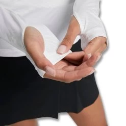 Nike Dri-FIT UV Victory Printed Longsleeve Golf Baselayer 2022 Women -Sale Nike Online ann2964 white black 3 21676.1666168631