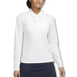 Nike Dri-FIT Victory Solid Longsleeve Golf Polo 2022 Women -Sale Nike Online ann2967 white black 1 1 08624.1668236109