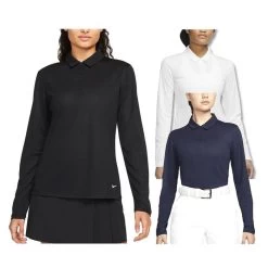 Nike Dri-FIT Victory Solid Longsleeve Golf Polo 2022 Women