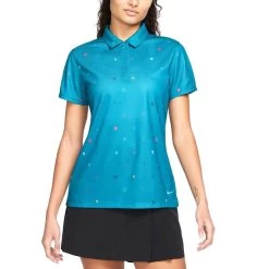 Nike Dri-FIT Victory Printed Golf Polo 2022 Women -Sale Nike Online ann2991 bright spruce washed teal 1 89316.1669103898