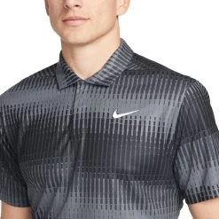 Nike Dri-FIT ADV Tiger Woods Print Golf Polo 2022 -Sale Nike Online ann3133 iron gray black white 4 51851.1669882732